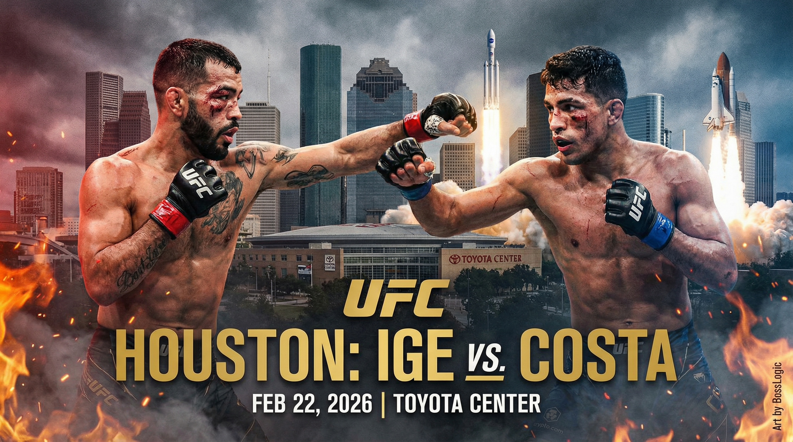 Смотреть фильм Дэн Иге - Мелькизаэль Коста (UFC Houston 22.02.2026) 2 на планшете