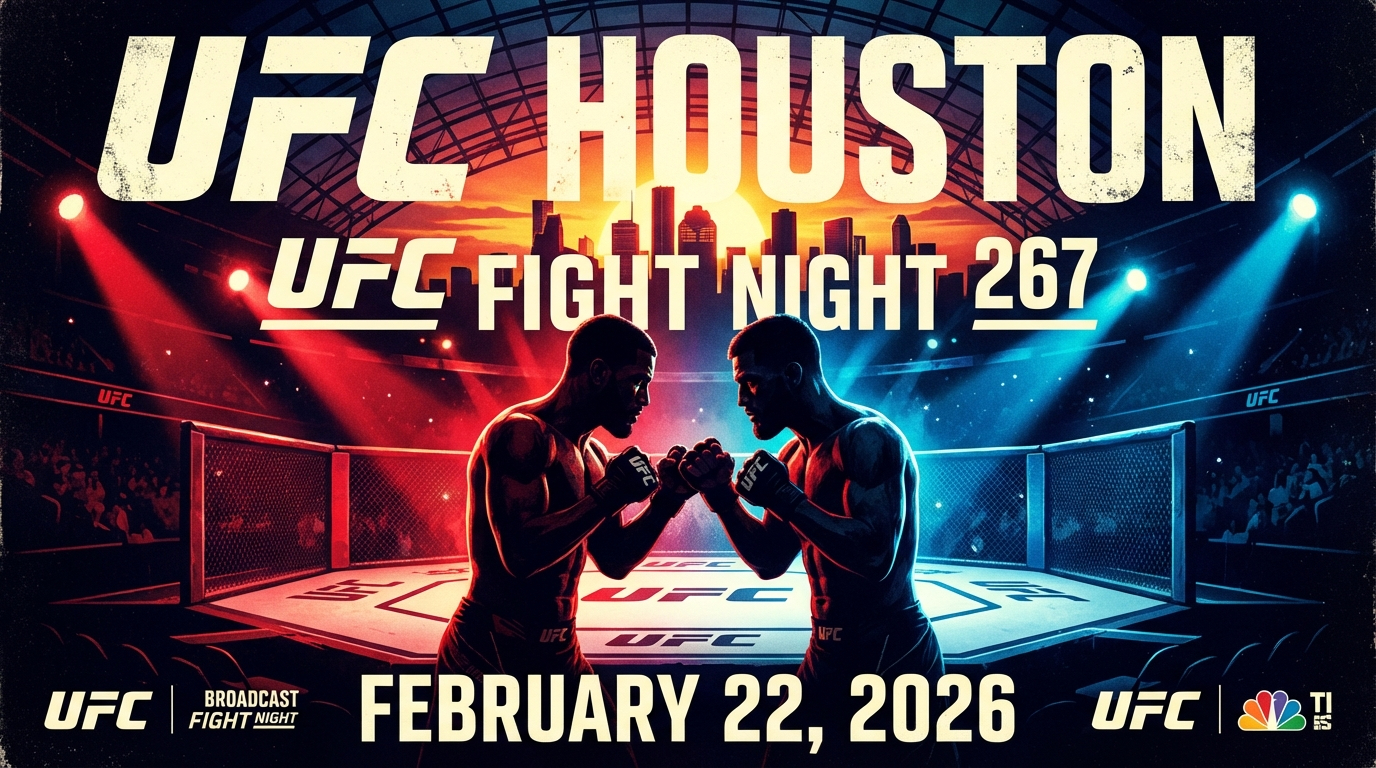 UFC Houston / UFC Fight Night 267: Прямая трансляция (22.02.2026) смотреть бесплатно лордфильм