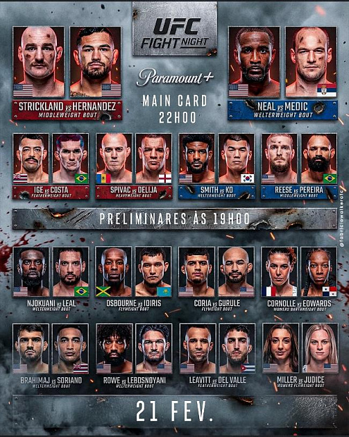 UFC Houston / UFC Fight Night 267: Прямая трансляция (22.02.2026) смотреть фильм онлайн