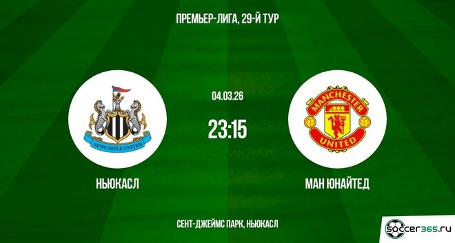 Фильм Ньюкасл - Ман Юнайтед 04.03.2026 2 саундтрек