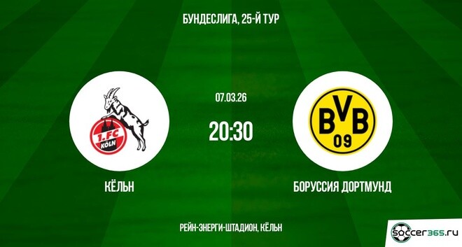Фильм Кёльн - Боруссия Д 07.03.2026