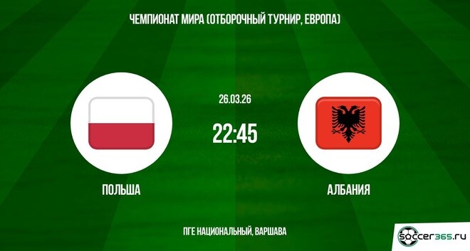 Смотреть фильм Польша - Албания 26.03.2026 2 на телевизоре