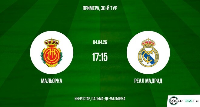 Смотреть Мальорка - Реал Мадрид 04.04.2026 лордфильм