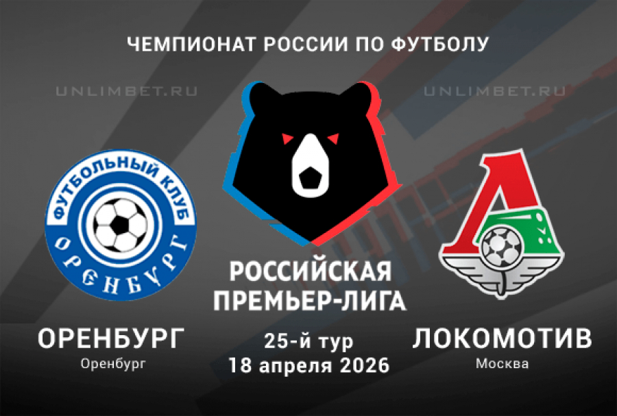 Кино Оренбург - Локомотив М 18.04.2026 2