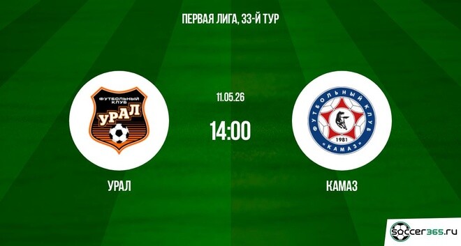 Урал - КАМАЗ 11.05. смотреть онлайн | 2026