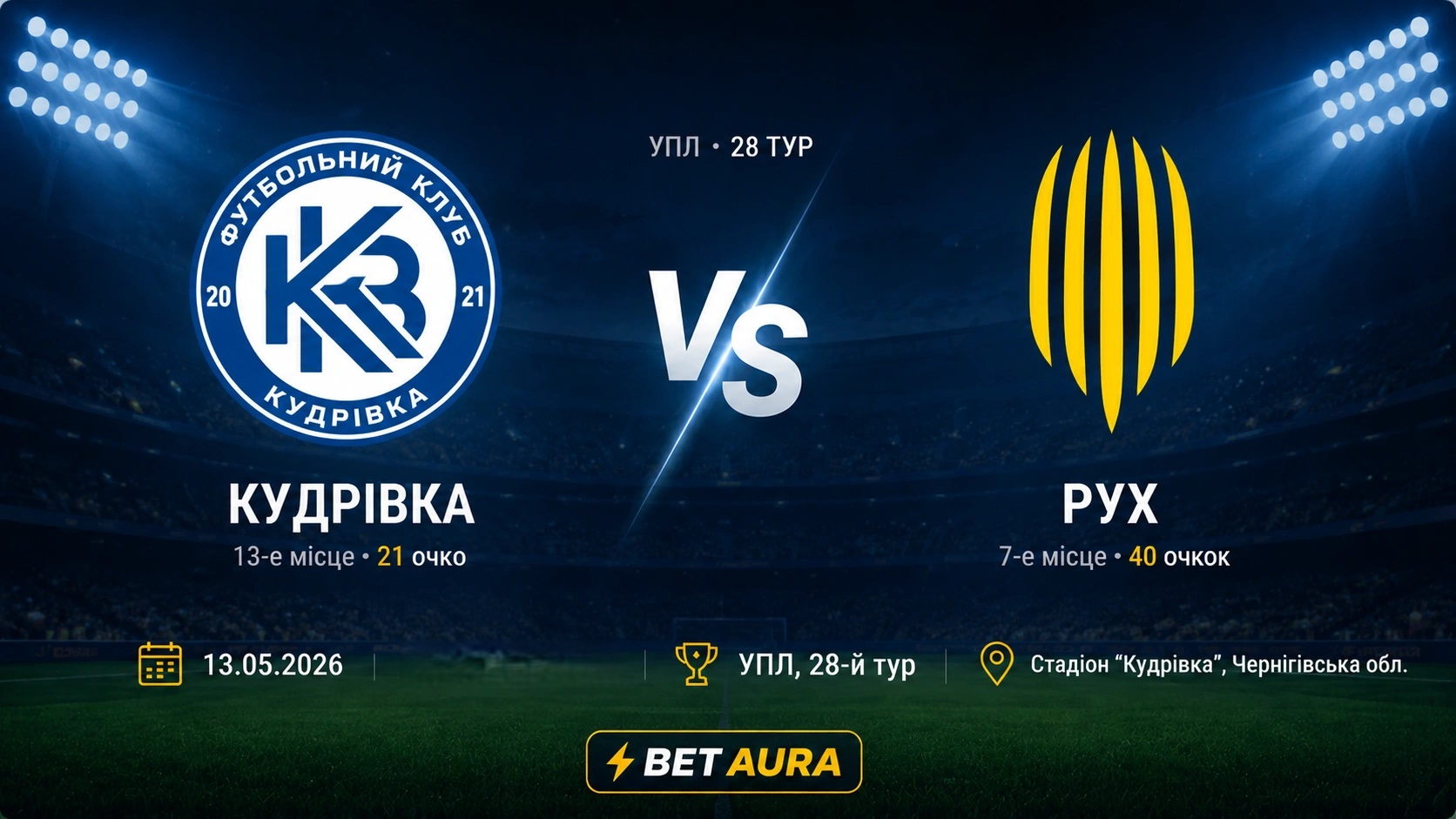 Кудровка - Рух В 13.05. смотреть в хорошем качестве