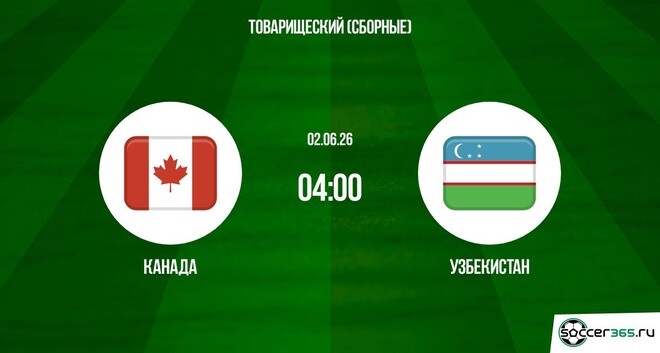 Смотреть Канада - Узбекистан 02.06. бесплатно в хорошем качестве | 2026