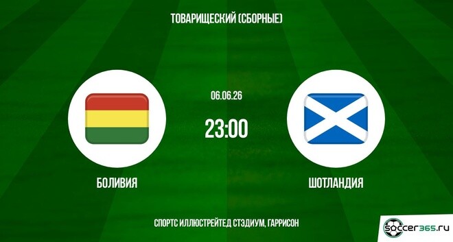 Смотреть Боливия - Шотландия 06.06. 2 в хорошем качестве | 2026