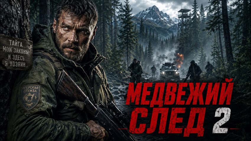 Смотреть сериал Медвежий след 2 2 сезон 1-2025,2026,2027 серия бесплатно - официальный календарь релизов 2026