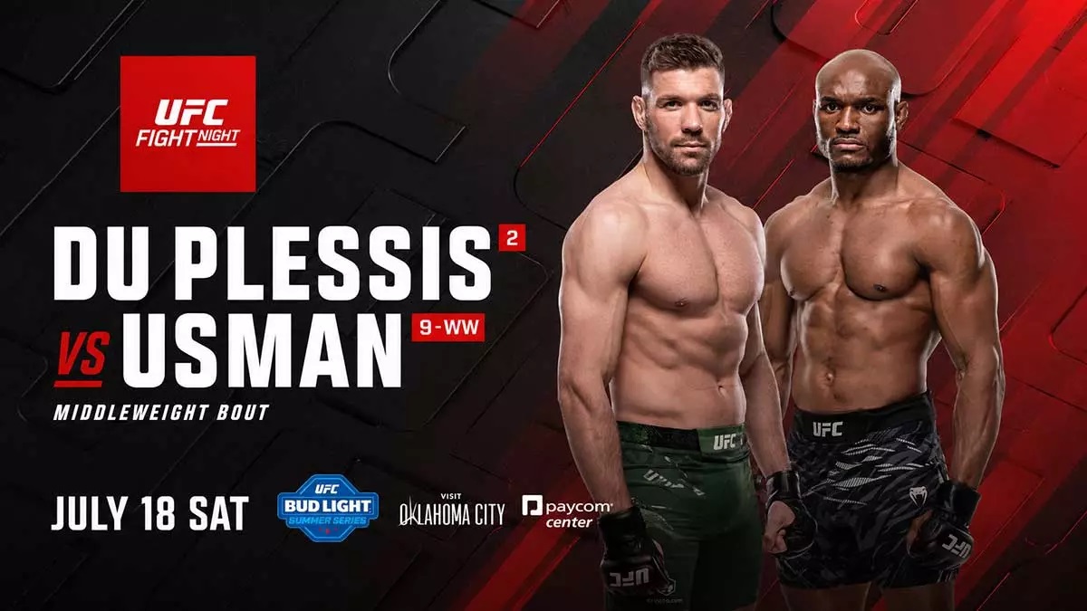 Дрикус дю Плесси - Камару Усман (UFC Fight Night 281, 19.07.2026)