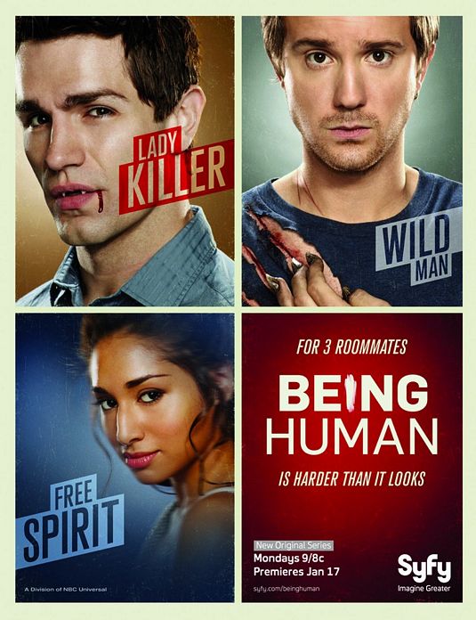 Быть человеком (Being Human) (2011) 3 сезон смотреть все эпизоды подряд в 4K или 1080p