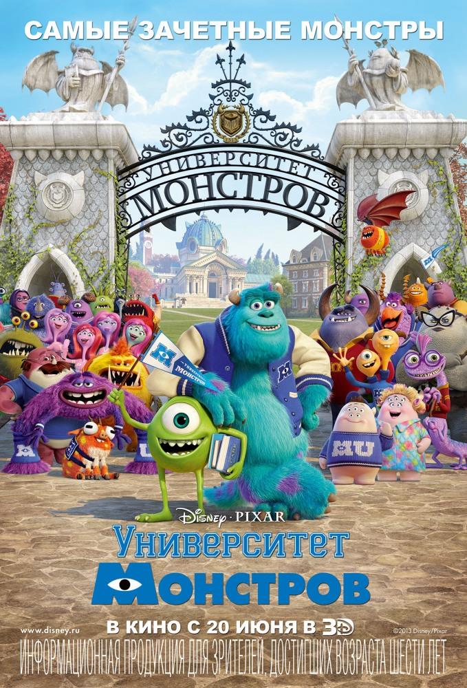 Университет монстров 2013 в HD 1080 без рекламы просмотр бесплатно