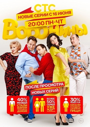 Просмотр Воронины (Voroniny) 19 сезон онлайн в Full HD качестве без подписки