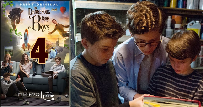 Смотреть сериал Опасная книга для мальчиков (The Dangerous Book for Boys) 1 сезон 4 серия в хорошем качестве HD